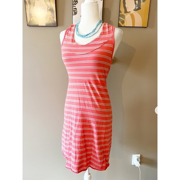 Marc New York Dresses & Skirts - Marc New York Coral Hooded Striped Dress